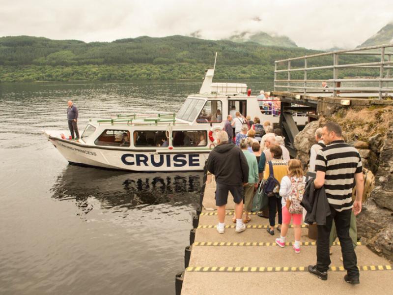 Lomond Princess at Inversnaid Pier