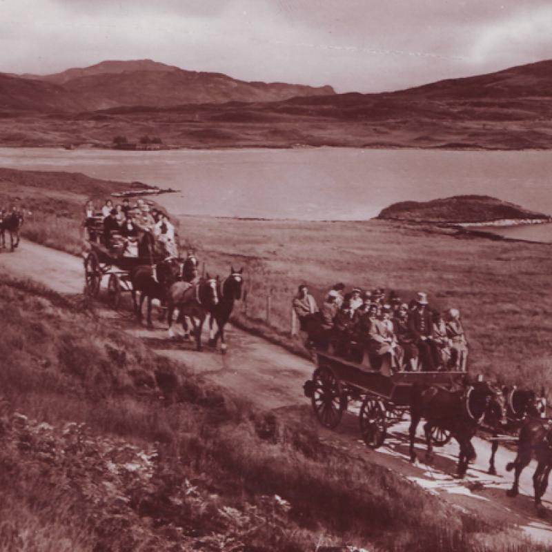 Horse & Carriage at Loch Arklet